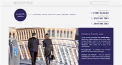 Desktop Screenshot of majorfamilylaw.co.uk